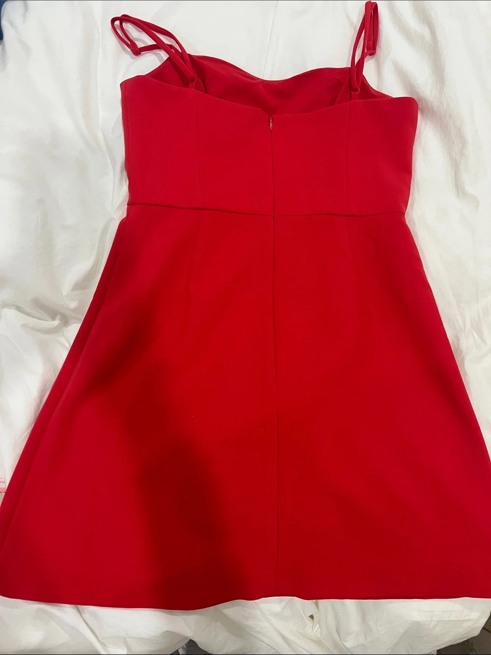 French Connection Red Spaghetti-Strap Mini Dress - Picture 2 of 3